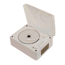 Cd Player,Cd Players For Home Retro CD Player Rechargeable Wireless Bluetooth 5.0 Speaker Portable Home Music USB 3.5mm Desktop for Phone(White)
