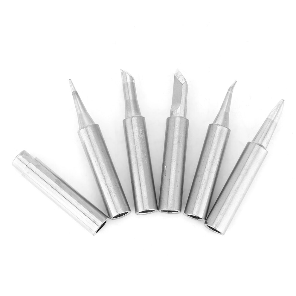 6Pcs Replacement Soldering Tips Copper Welding Tips 6.25Mm Diameter Set 9321362553623