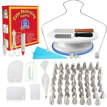 Taartdecoratiesymfonie, Masterclass in Banketbakkerskunst, Innovatieve Hulpmiddelen voor Beginnende Banketbakkers, Complete Decoratieset. P008...