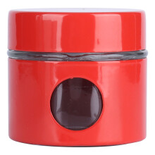 Pote de vidro resistente, hermético e à prova de odores, com proteção UV. Recipiente compacto para armazenar café, especiarias e grãos de chá.