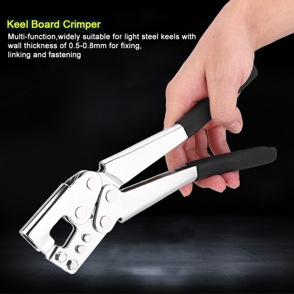 Stud Crimping Forceps Steel Fastening For Keel Boards, 0.5~0.8Mm 6911362553841