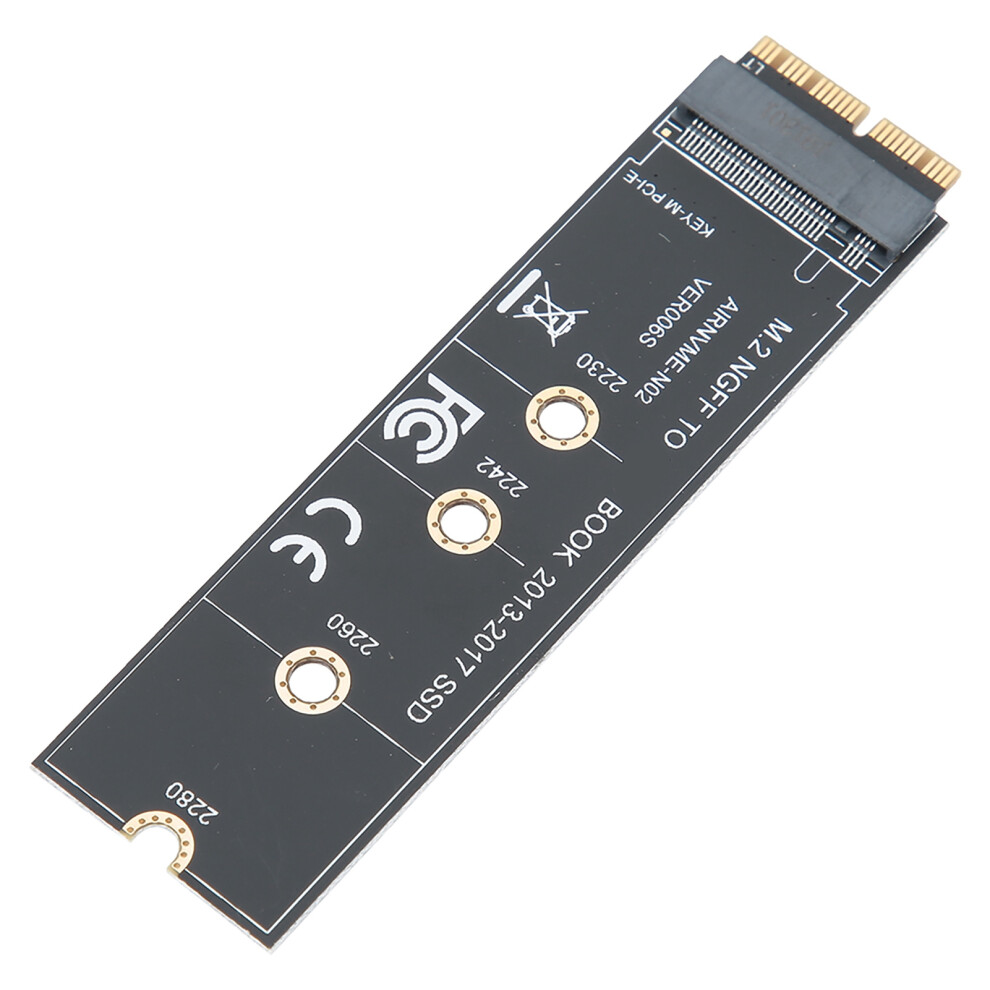 Abs Ssd Adapter Card For Macbook Air M.2 Nvme Pcie 3.0 Black 4961362555118
