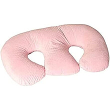 Multifunctional Nursing Pillow For Twins, Breastfeeding Pillow For Pregnant Women, Machine Washable Cotton Fabric Twin Support Pillow,Pink