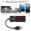 YB26VA Dual Display USB Volt Amp Meter, 0-3A/10A, 120mm LED 5
