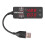 YB26VA Dual Display USB Volt Amp Meter, 0-3A/10A, 120mm LED 6