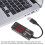 YB26VA Dual Display USB Volt Amp Meter, 0-3A/10A, 120mm LED 3
