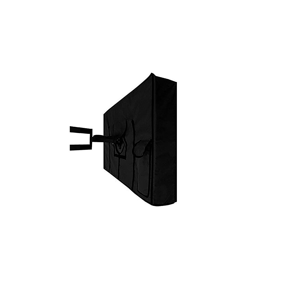 Outdoor Tv Cover,Outdoor Tv Enclosure Outdoor For Tv Screen Dustproof Waterproof Set Cover Oxford Television Case For Tv(60To65 Inch) Black 9323874047188