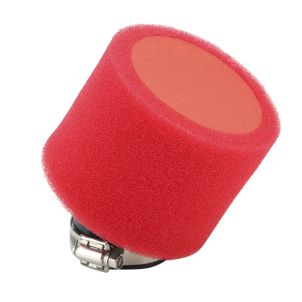Durable Air Filter For Dirt Bike Scooter Atv Quad Motorcycle 48Mm/1.89In Red 4611362557482