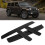 4pcs Black ABS Car Door Threshold Decorations Fit for JL 2018+ 1