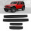 4pcs Black ABS Car Door Threshold Decorations Fit for JL 2018+ 4