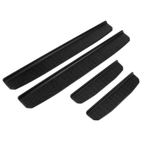 4pcs Black ABS Car Door Threshold Decorations Fit for JL 2018+ 1