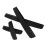 4pcs Black ABS Car Door Threshold Decorations Fit for JL 2018+ 8
