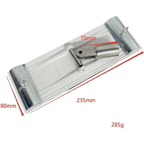 Aluminum Alloy Pole Sander Head Designed for Stability and Efficiency in Drywall Projects (White) 2
