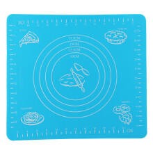 Antislip bakmat voor in de keuken, duurzame bakbenodigdheden, hittebestendige siliconenmat met antiaanbaklaag en heldere kleur, deegrolmat