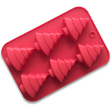 Matrite de silicon flexibile și ușor de eliberat pentru Crăciun, rezistente la căldură, antiaderente, pentru fondant, pentru deserturi de casă