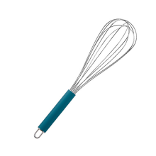 Ballon-Schneebesen zum Kochen, ultimativer Schneebesen aus Edelstahldrähten, robustes Rührwerkzeug, ergonomisches Design, weicher Silikongriff,
