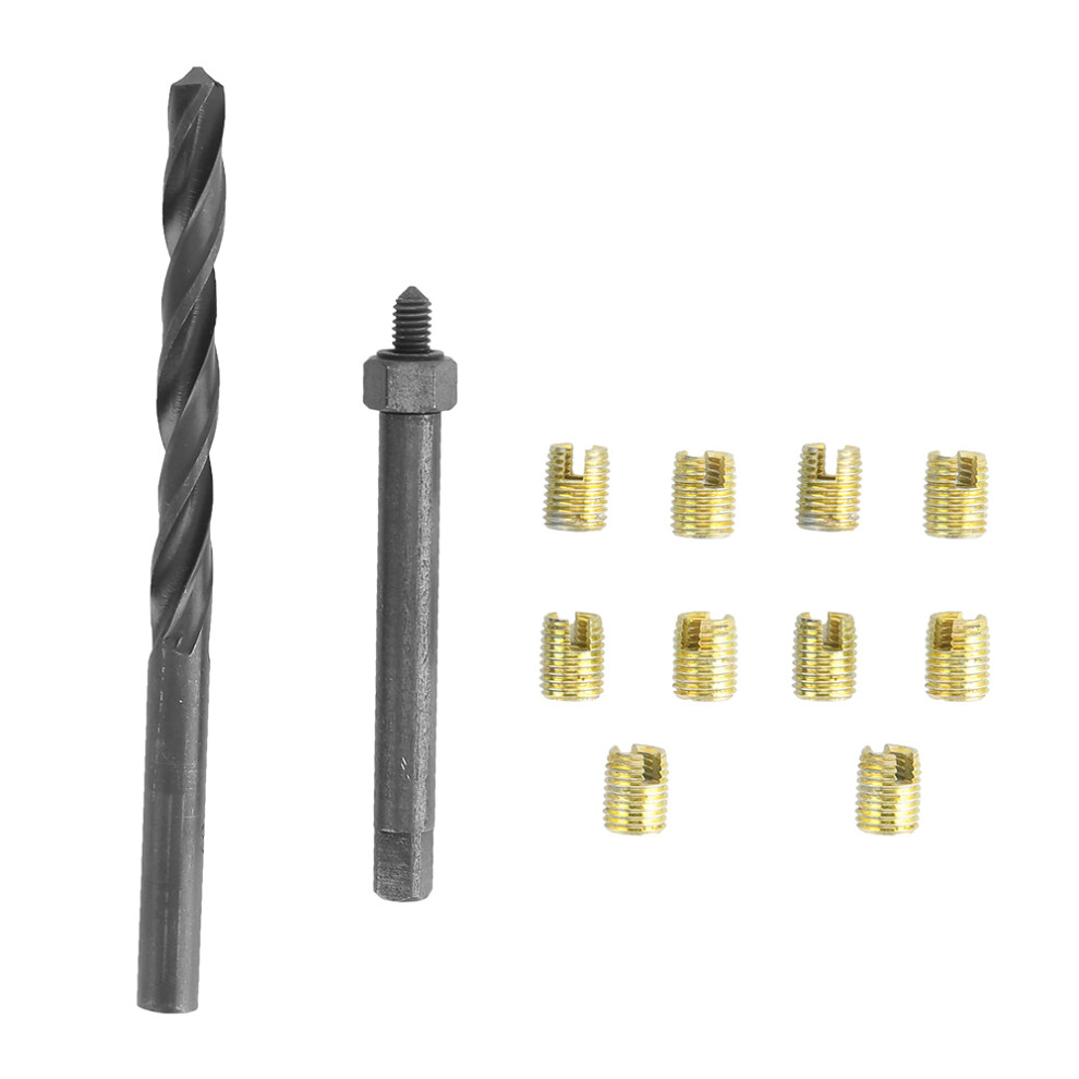 12Pcs M4x0.7 Thread Repair Kit Self Tapping Insert Tool For Metal & Plastic 4681362559809