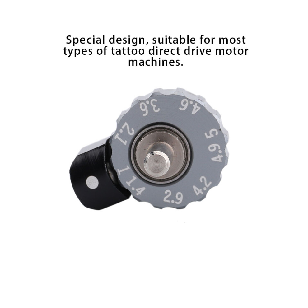 1-5mm Adjustable Alloy Rotary Eccentric Wheel for Tattoo Machines - Silver