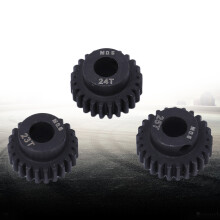 RC Car Pinion Gear Set 17T-28T Chrome Steel M0.6 5mm Shaft