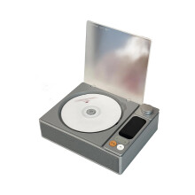 Portable HiFi Music Player With MultiFormat Supports & Built-in Speakers Durables ABS Design For Travel Home Office Portable Cds Player For Travel