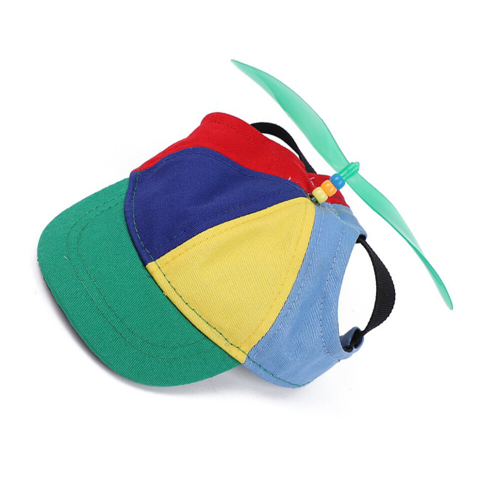 (Green, L) Pet Propeller Hat Detachable Breathable Adjustable Outdoor Cap-image-OPC-PN2SY9S-NEW