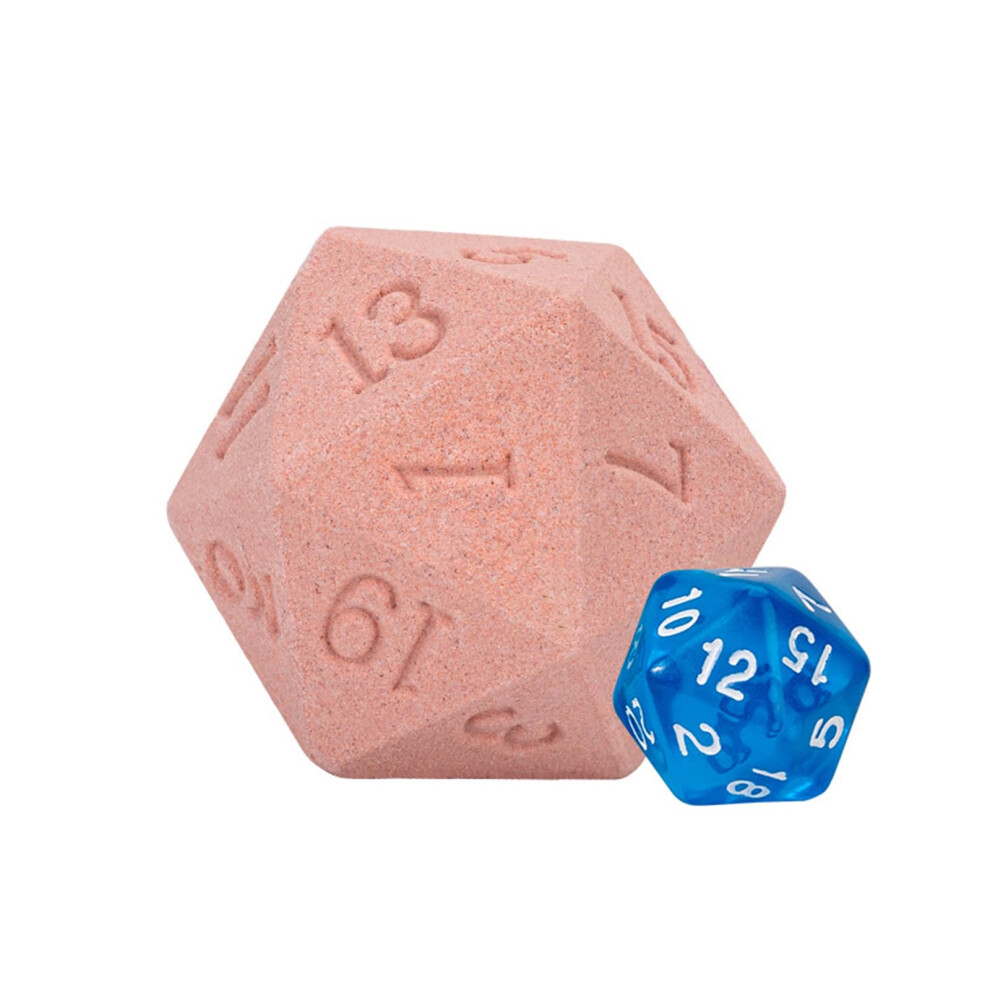 for Bubble Spa Bath, for Dice Bath Bomb, 100g, with Polyhedral Dice Inside, Essential Oil Salt, Fizz Ball (Raspberry)