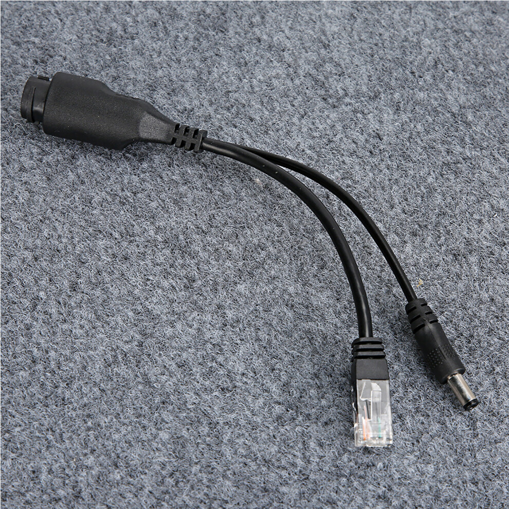 24V Waterproof Poe Adapter Cable Splitter For Ip Cameras, Black 9461362562062