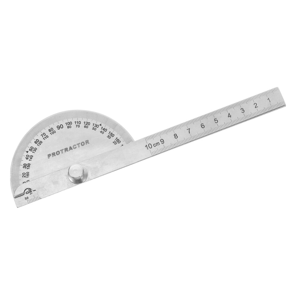 Stainless Steel Protractor Angle Ruler Degrees Measuring Tool For Carpentry Woodworking Precision Measurement Portable 9067246825348