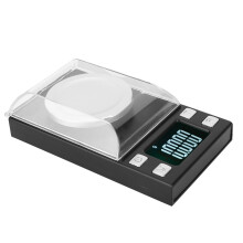 Mini Digitale Elektronische Waage 0,001g, 100g Kapazität, Schwarz, Tragbar