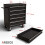 AREBOS AREBOS 5-Drawer Tool Cabinet Garage Tool Chest with Wheels Workshop Tool Storage Lockable Black 9