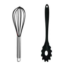 Hittebestendige siliconen garde set, antislip handvat voor een veilige grip, perfect voor pannen met antiaanbaklaag, hittebestendig,