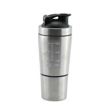 Shakerflasche aus isoliertem Edelstahl, isolierte Edelstahl-Shakerflasche, BPA-freies, auslaufsicheres Design für Proteinshakes und