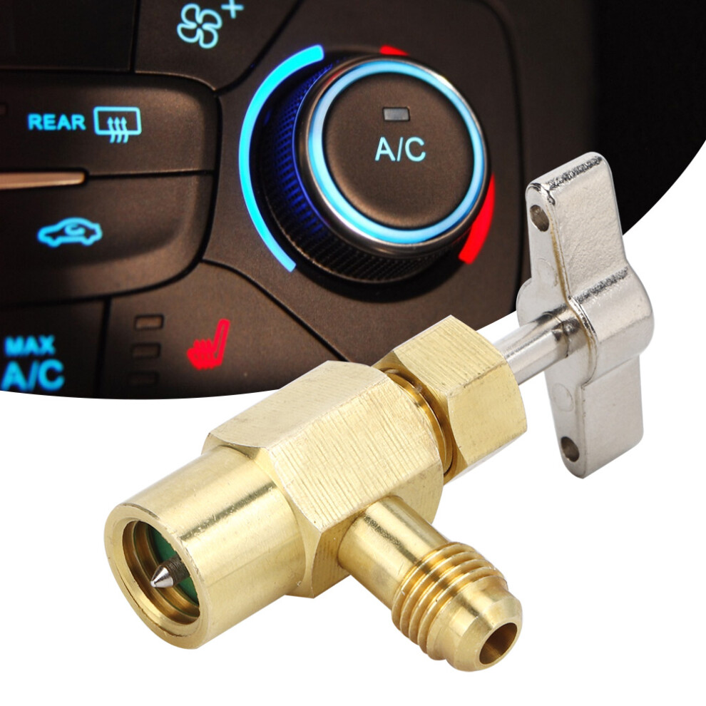 R134a 1/2 Acme Refrigerant Can Opener Valve For Air Conditioning 8721362566448