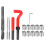Efficient M14x1.25 Threaded Insert Kit with Drill & Wrench 15Pcs 3
