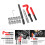 Efficient M14x1.25 Threaded Insert Kit with Drill & Wrench 15Pcs 5