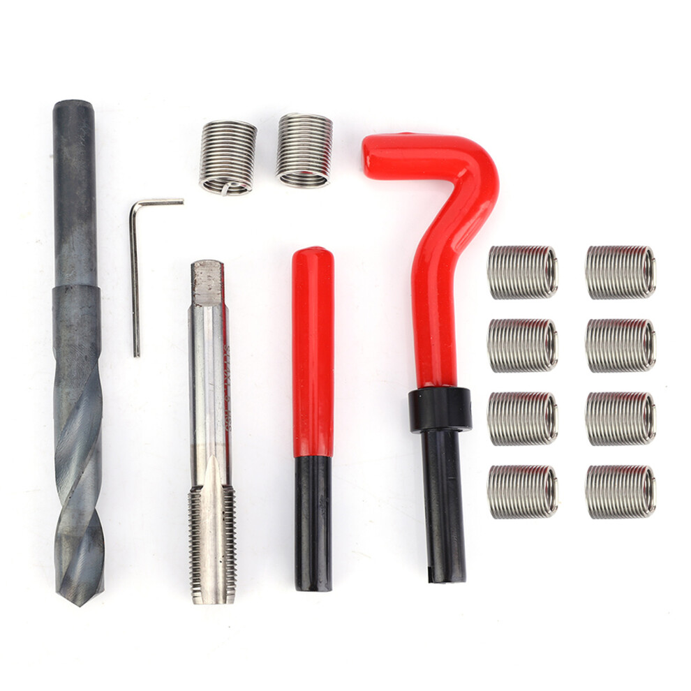 Stainless Steel M14x1.5 Thread Repair Kit - 15 Pcs For Durable Fixes 4601362567291