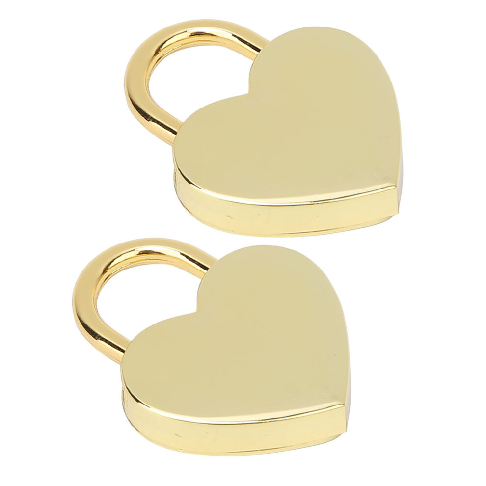 Heart Lock Metal Vintage Padlock 30X39mm In Gold, Bronze & Black 8721362567841