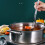Strainer With Long Handle Safe Distance, Ergonomic Handle Soft Grip For Comfortable Use, Fast Easy Draining Nonstick Perforated Kitchen Tool Suitable 7