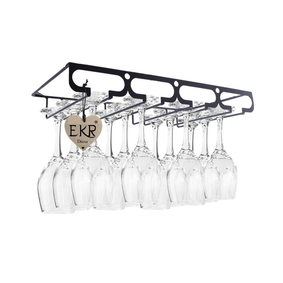 Modern Wine Glass Storage, Under Shelf Wine Glass Holder, Space Saving, Strong And Durable, High Capacity-image-OPC-PN2TDY8-NEW
