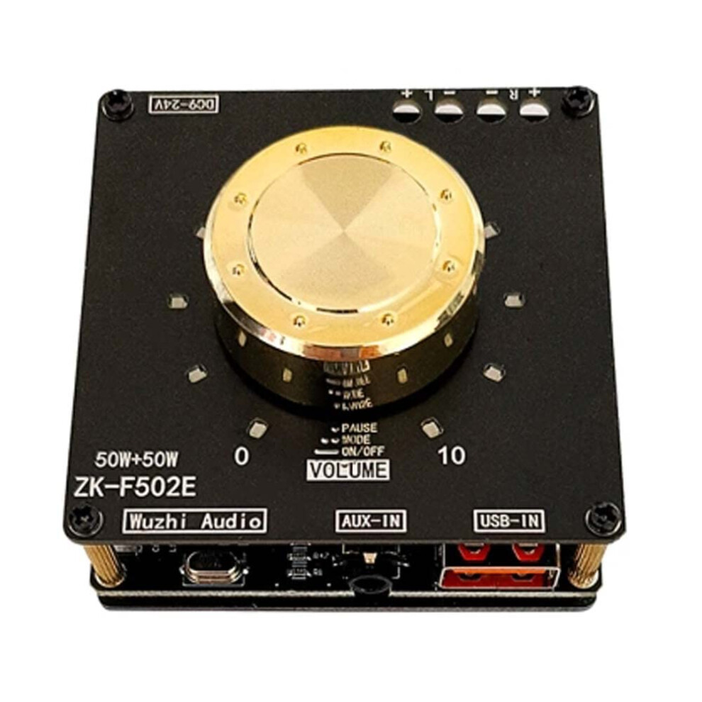 Zk-F502e Volume Indicator Audio Amplifier Module Lc Filter Stereo 50W+50W 9067246826314
