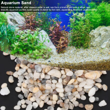 Natürliches Sandstein-Kies für Aquarien und Gartendekoration, 1000g