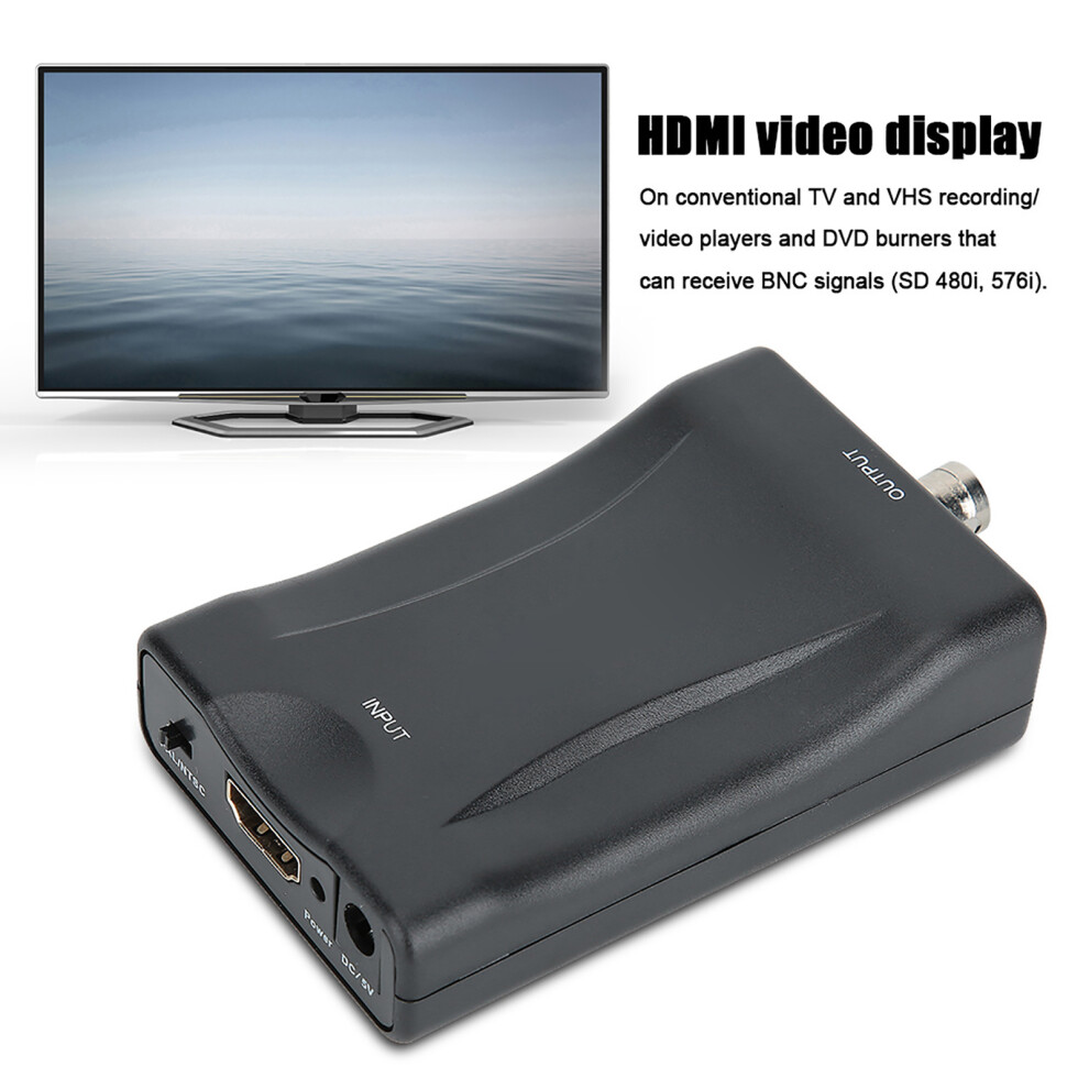 Seamless Video Conversion: Hdmi To Bnc For Pal/Ntsc Dvd Recorders Black 7901362571593