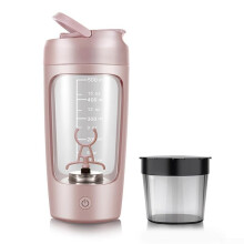 User Friendly Electric Mixing Cup for Quick and Effective Drink Preparation (White (Pink (with box))