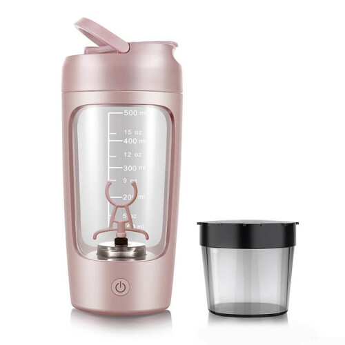 User Friendly Electric Mixing Cup for Quick and Effective Drink Preparation (White (Pink (with box))