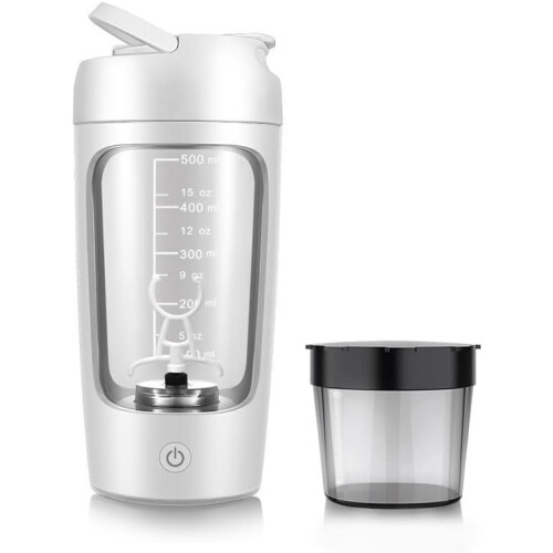 User Friendly Electric Mixing Cup for Quick and Effective Drink Preparation (White (Pink (with box)) 1