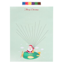 DIY Fingerabdruck Unterschrift Malerei Weihnachten