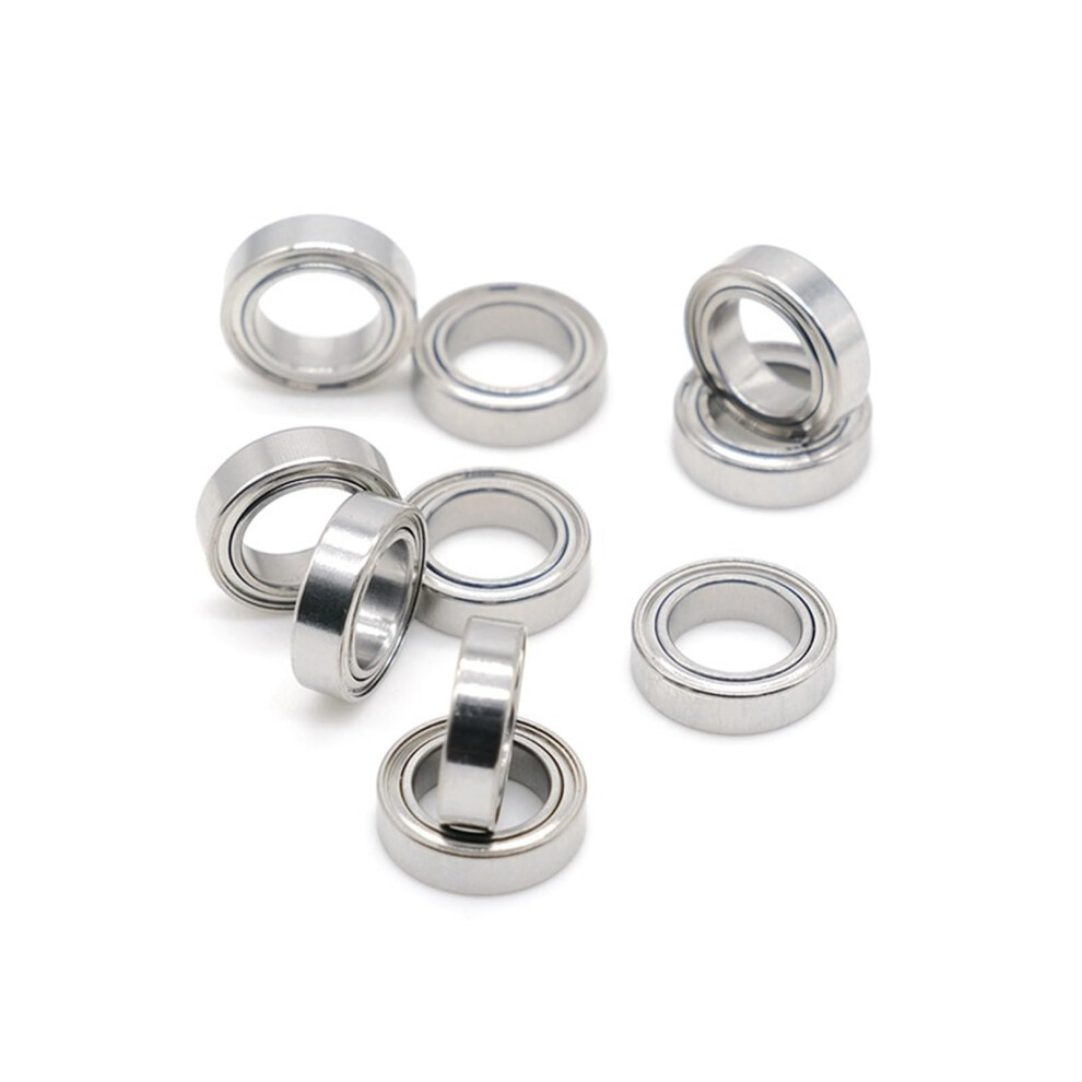 10Pc Mr106zz Mr117zz Mr105zz Mr62zz Mr126zz Ball Bearing Abec-7 Miniature Metric Chrome Steel Mr106z Mr117z Mr105z Mr72z Mr126z(Mr62zz-2X6x2.5mm) 9105992166992