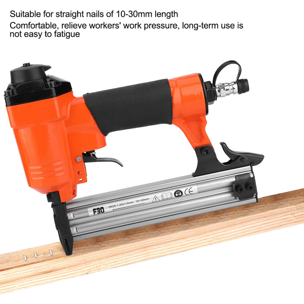 F30 Pneumatic Industrial Air Brad Nailer, 10-30Mm Nails 6941362568439