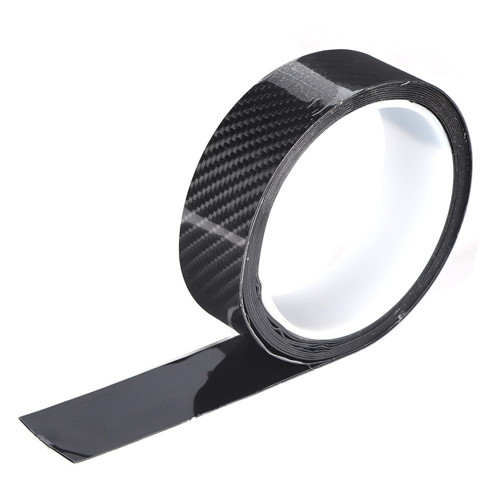 Carbon Fiber Car Door Edge Guard Sticker 3Cm X 3M Black 4401362572758