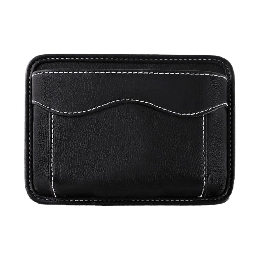 Car Side Pocket Organizer,Pu Leather Seat Side Bag Adhesive Car Pocket | Small Gap Storage Multifunctional Console Filler Box For Truck 9323874049526